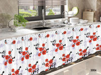 HTC Lababo-cortina corta para cocina, 150x70cm - details 17
