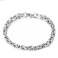 Pulsera de Acero Inoxidable 316L Color Oro Estilo Hip Hop para Hombres y Mujeres - details 7
