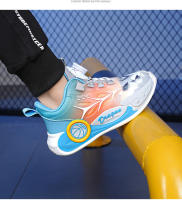 Zapatos de entrenamiento de estudiantes con hebilla giratoria, zapatillas antideslizantes para niños, zapatillas - details 22