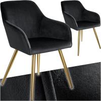 Sillas de Comedor Ergonómicas y Versátiles Juego de Sillas Tapizadas en Terciopelo - details 48