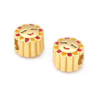 Pulseras de Brass Dorado Mate 4PCS Grande Agujero Abalorios para Hacer Joyas DIY - details 150