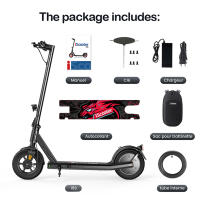 IScooter i9S-patinete eléctrico plegable para adultos, patinete eléctrico de 30 KM/H, patinete eléctrico de 500W, patinete de 36V y 10Ah - details 11