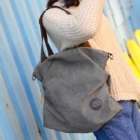Bolso de mano informal europeo y americano para mujer, bandolera de hombro portátil de lona Simple, bolso cruzado de gran capacidad - details 3