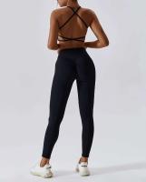 Conjunto de yoga sin costuras de 2 piezas para mujer, sujetador para gimnasio y correr, ropa deportiva, body, sujetador deportivo - details 54