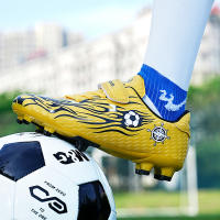 Zapatos de fútbol de velcro para niños estudiantes de primaria y secundaria, zapatos de entrenamiento al aire libre para uñas rotas, zapatos deportivos para jóvenes - details 5