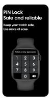 Reloj inteligente W27 Pro, dispositivo con Bluetooth, llamadas, detección de frecuencia cardíaca, notificación de mensajes, bloqueo de contraseña, pantalla - details 12