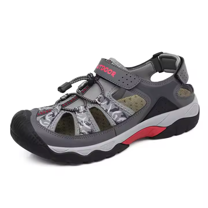 Sandalias clásicas de verano para hombre, zapatos planos informales transpirables - 1