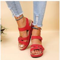 Nuevas sandalias de mujer a la moda con punta abierta, sandalias suaves y sexis para mujer, sandalias ortopédicas con hebilla de cuña para mujer, calzado para mujer - details 8