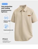 Camiseta manga corta hombre polo holgado antibacteriano adelgazante polo cómodo transpirable - details 0