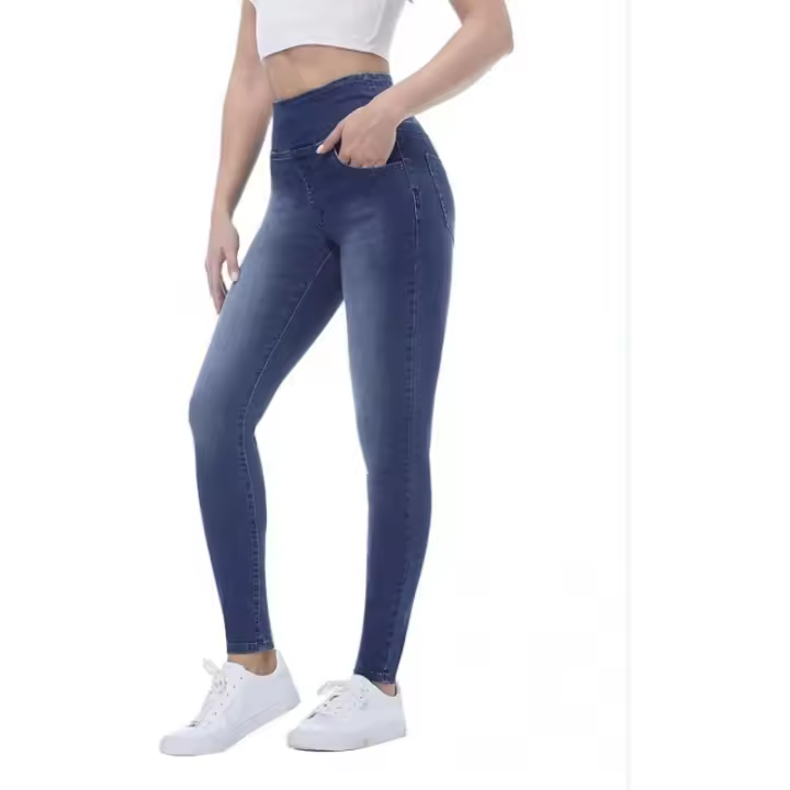 Pantalones Cortos Ajustados de Alta Cintura Estirables para Mujeres - 1