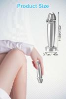 Vibrador Anal Métalico Controlado por APP Masajeador Prostatico para Hombres - details 4
