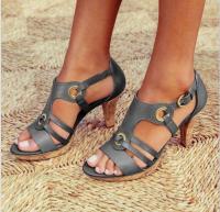 Sandalias de tacón alto de talla grande para mujer, novedad de verano - details 6