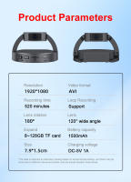 Ynmee-minicámara de escritorio MD35, videocámaras pequeñas en miniatura, HD, 1080P, cuerpo redondo, visión nocturna, detección de movimiento - details 13