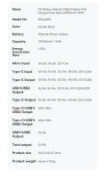 Baseus 140W Power Bank Carga Rápida 24000mAh 3 Puertos Micro USB Para iPhone 16 15 Pro Max Tableta - details 14