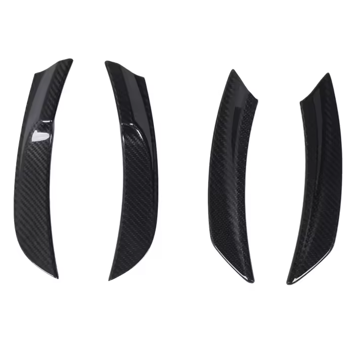 Arco de rueda trasera de fibra de carbono, superficie brillante, Protector de cejas, reemplazo de embellecedor para Subaru BRZ 2022+ - 1