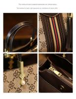 Bolsos de cuero para mujeres 2024 moda 100 bolsos de hombro único bolsos estampados para mujeres - details 7