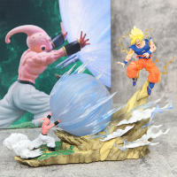 Figura de acción de Buu vs Goku, Super Saiyan, Genki Bomb, estatua de Pvc, modelo de colección, juguetes, regalo - details 10