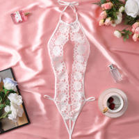Conjunto de Ropa Interior Sexy sin Costuras Top de Crop Fitness Lencería Transparente para Mujeres - details 1