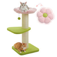 PAWZ Road Poste rascador para gatos grandes, torre de árbol para gatos moderna con poste rascador grueso, perchero superior, cama para gatitos, rascadora para gatos, muebles para gatos, juguetes para gatos - details 25