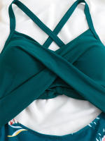 Bañador de una pieza con realce para mujer, traje de baño Sexy ahuecado, Monokini, ropa de playa para verano, 2024 - details 4