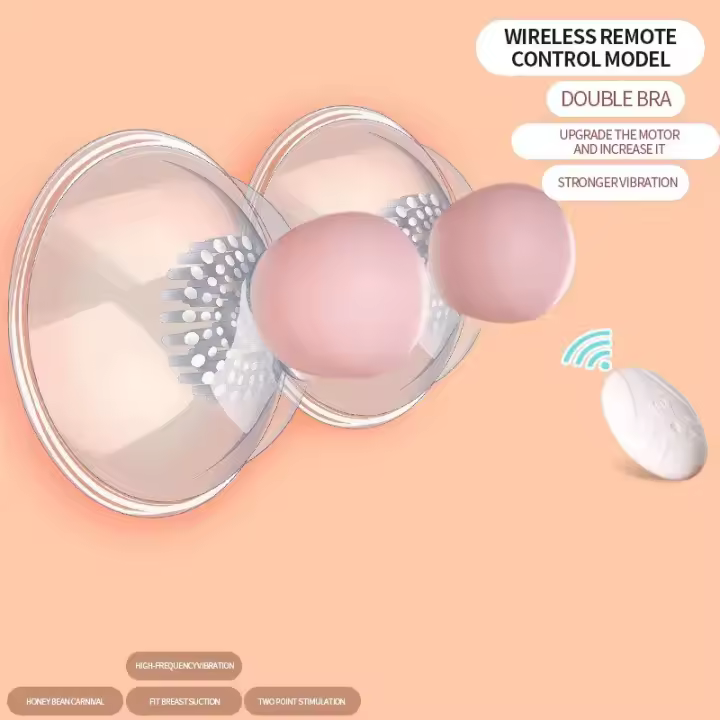 Vibrador para agrandar el pecho, masajeador de pecho eléctrico recargable, productos de masturbación para adultos - 1