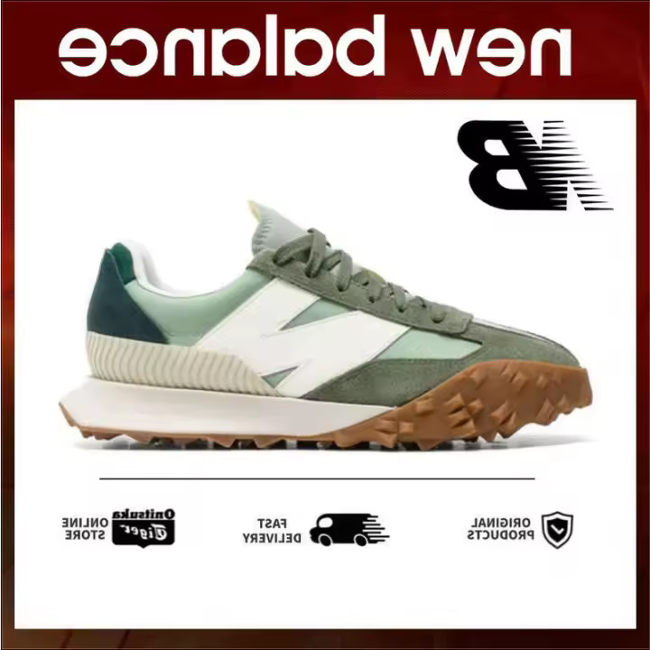 LETEN 【VENTA CALIENTE】 Zapatillas casuales retro serie NB XC72 UXC72OU1 Verde Blanco 100% original. Pegatinas de pared - 1