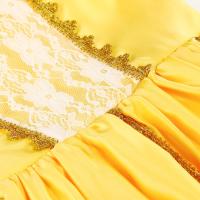 Belle Cosplay Vestido de princesa niñas cumpleaños encanto disfraz niños carnaval fiesta puesta en escena Vestido niños disfraz Vestido - details 7