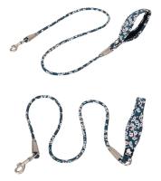Correa para Mascotas Truelove de Algodón 100% con Asa Acolchada de Neopreno y Gancho de Aleación de Zinc Adecuado para Perros y Gatos Estilo Floral - details 9