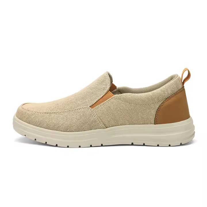 Mocasines para hombre Zapatos sin cordones para hombre Zapatos de lona casuales, cómodos y livianos - 1