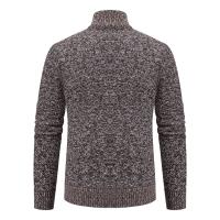 Otoño/Invierno Chaqueta Deportiva Casual Hombre, New Jersey , Color sólido, Cuello alzado, Cálido, Clip con cierre de cremallera, Cardigan Hombre, Chaqueta Moda Cuello alzado Jersey - details 2