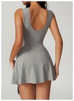 ALO yoga bádminton vestido sin mangas mujer anti-go off legging una pieza vestido de tenis al aire libre ropa deportiva falda corta - details 3