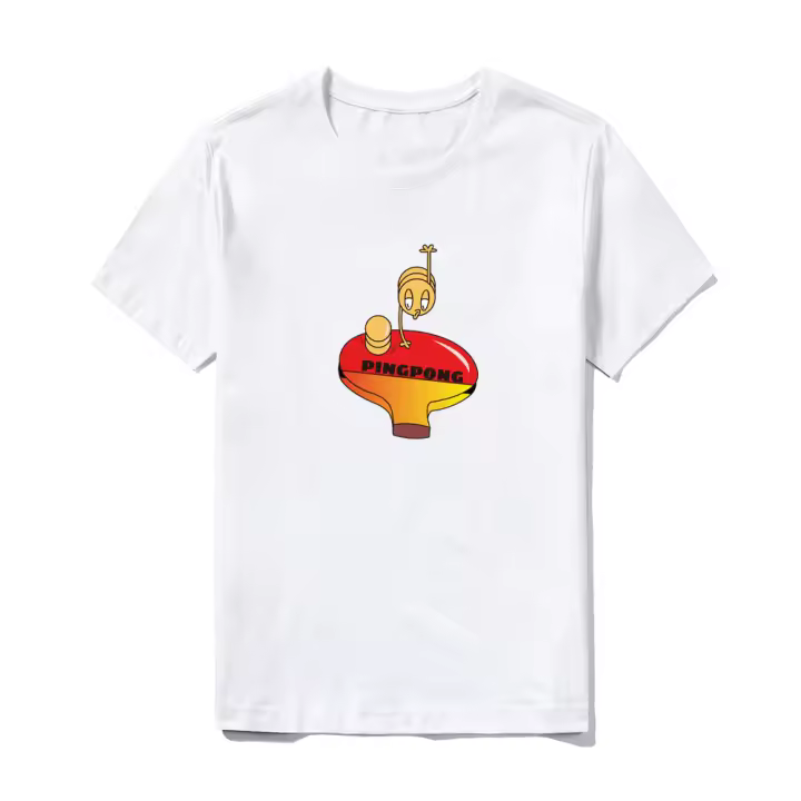 Camiseta casual Camiseta básica de manga corta de algodón de verano para hombre 
 Camisetas de hombre vintage estampadas con diseño estampado - 1