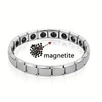 1Pc Magnetic Bracelet Anti-static Energy Bracelet Stainless Steel Health Bracelet - details 1