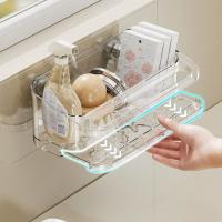 Escurridor de fregadero de cocina sin perforaciones, soporte para esponja con ventosa montada en la pared, impermeable, ahorro de espacio, organización de cocina a prueba de polvo - details 7