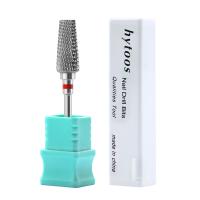 HYTOOS Brocas para uñas de tungsteno cónicas con parte superior plana 3/32 Brocas de carburo a prueba de polvo para uñas Manicura Gel Herramientas de eliminación acrílica - details 5