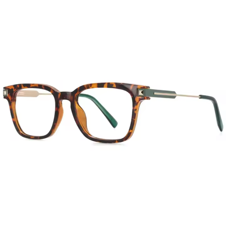 Monturas de gafas ópticas anti luz azul para hombre, gafas cuadradas retro de moda para computadora - 1