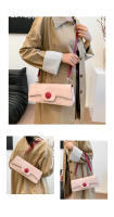 Bolso de hombro de color contrastante para axila, personalizado, sencillo, con textura informal, novedad de 2024 - details 6