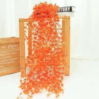 Corona de hiedra de hoja de arce falsa, enredaderas verdes, Foley, cuerda de vid de plástico para el hogar, decoración de pared, plantas artificiales, 100cm - details 10