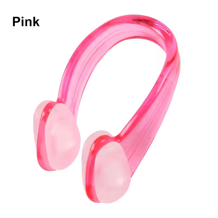 Tapón de silicona suave para los oídos, accesorio de piscina, Clip para la nariz, 4 piezas, tamaño pequeño - 1