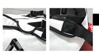 Gran oferta, bolsa de viaje multifuncional personalizada para deportes, Yoga, gimnasio, color blanco y negro de gran capacidad, con correas resistentes - details 6