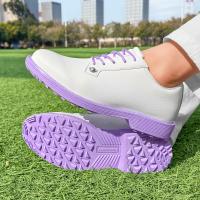 2025 Nuevos Zapatos De Cuero Hombres Y Mujeres Pareja Modelos Zapatos De Golf Zapatos Deportivos sin clavos - details 8