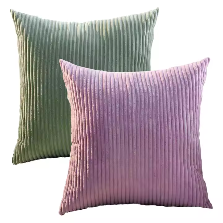 Fundas de almohada de PANA con patrón, 45x45 cm, Juego de 2 - 1
