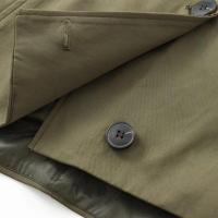 Chaqueta con Capucha Desmontable para Mujer Otoño 2024 Manga Larga Diagonal con Hebilla - details 8
