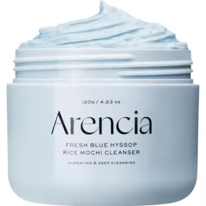 Arencia Korean Mochi Cleanser Mascarilla facial, limpiador espumoso, exfoliante suave todo en uno: limpieza profunda, hidratante, poros - 1