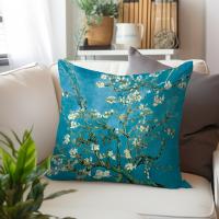 Funda de almohada con pintura al óleo Retro Vintage, pintura famosa, sin núcleo de almohada, 1 unidad - details 9