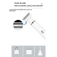 Afeitadora íntima femenina multifunción cuatro en uno depiladora uso doméstico cuerpo entero USB depiladora eléctrica instrumento - details 6