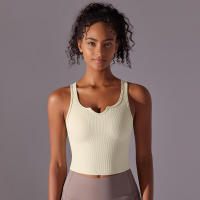 Sujetador de Yoga sin Costuras Alto Impacto Deportivo, Top de Cultivo A Prueba de Golpes, Secado Rápido, Ideal para Ciclismo y Gimnasio - details 29