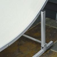 Plegables Tumbonas de Jardín con Marco de Aluminio en Forma de S Carga de 120 kg para Piscina Patio Terraza 165x61x63 cm Gris Oscuro - details 16