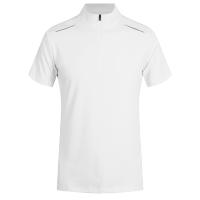 Polo Verano para hombre, deportivo informal, tejido fresco de hielo, manga corta, transpirable, apto para fitness, elástico. - details 0