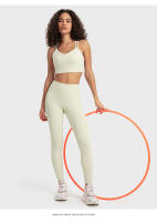 Sujetador de Yoga de Alta Resistencia SHINBENE Diseño Hueco Bonito Almohadilla de Pecho Fija - details 4